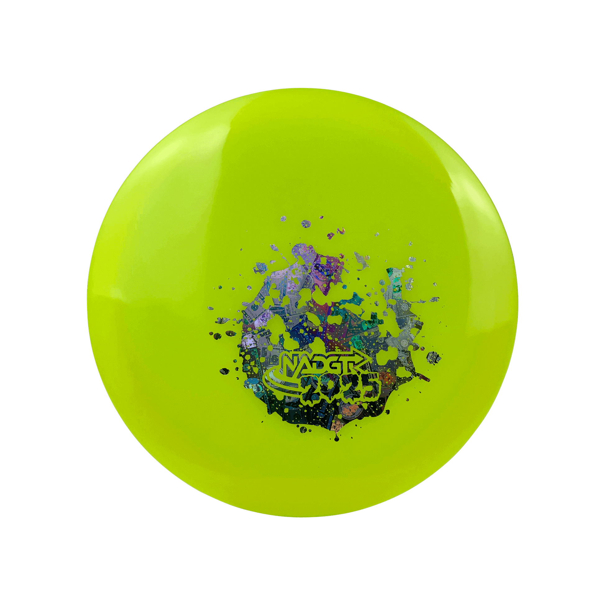 Neo Instinct - NADGT Splatter Stamp 2025 Disc Discmania highlighter yellow 173.0 