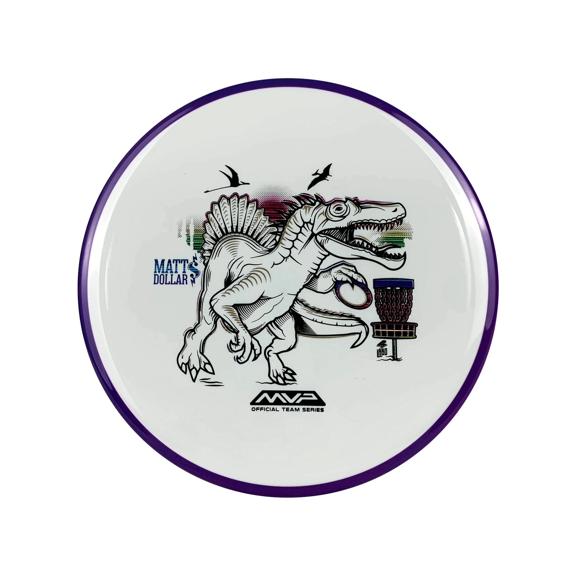 Neutron Balance - Matt Dollar Raptor Stamp Disc Axiom multi / white 168 