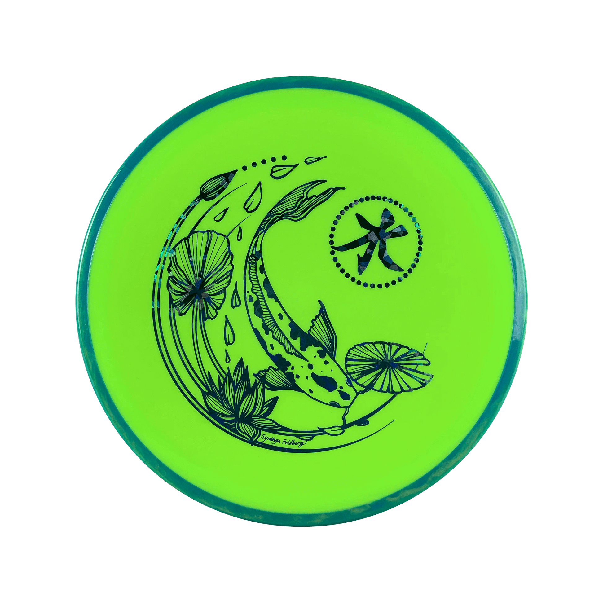 Neutron Crave - Koi Stamp Disc Axiom multi / lime 175 