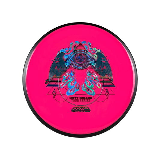 Neutron Detour - Matt Dollar Flying Eye Stamp Disc MVP hot pink 177 