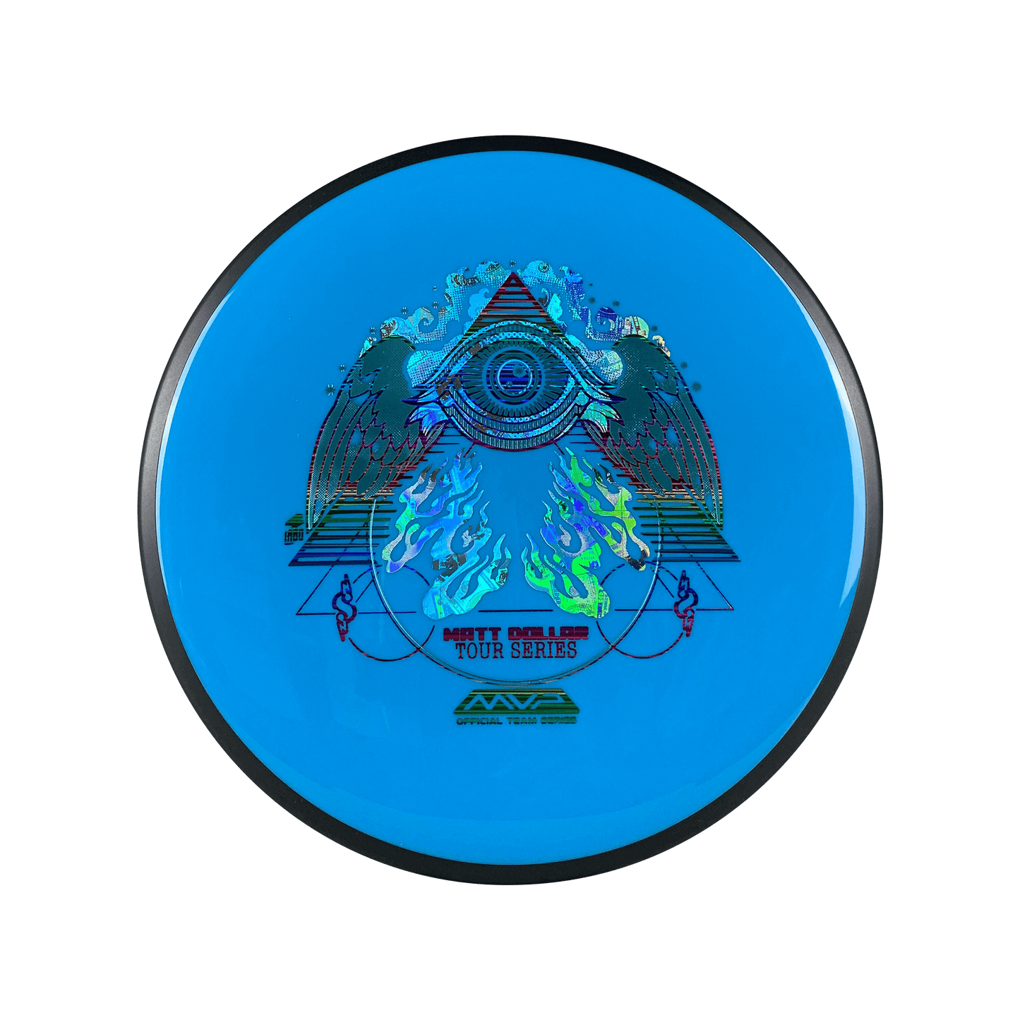 Neutron Detour - Matt Dollar Flying Eye Stamp Disc MVP light blue 177 