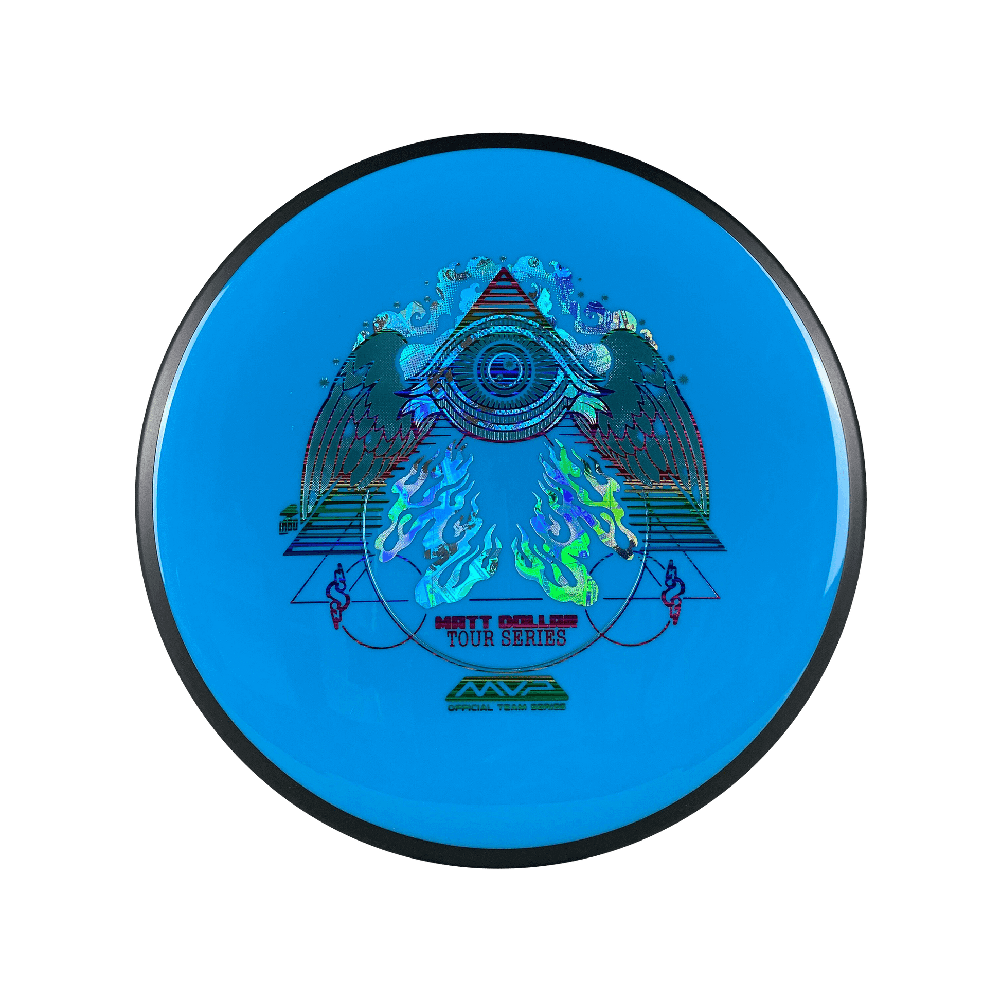 Neutron Detour - Matt Dollar Flying Eye Stamp Disc MVP light blue 177 