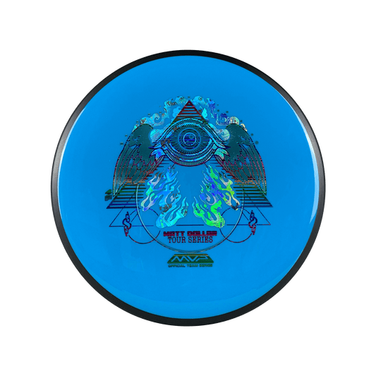 Neutron Detour - Matt Dollar Flying Eye Stamp Disc MVP light blue 177 