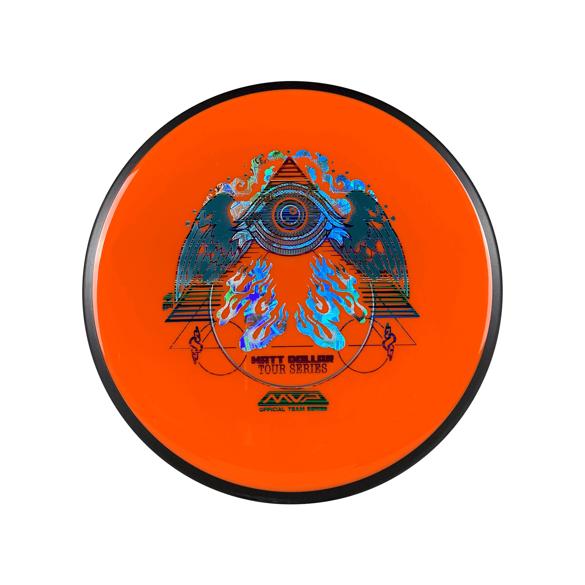 Neutron Detour - Matt Dollar Flying Eye Stamp Disc MVP orange 177 