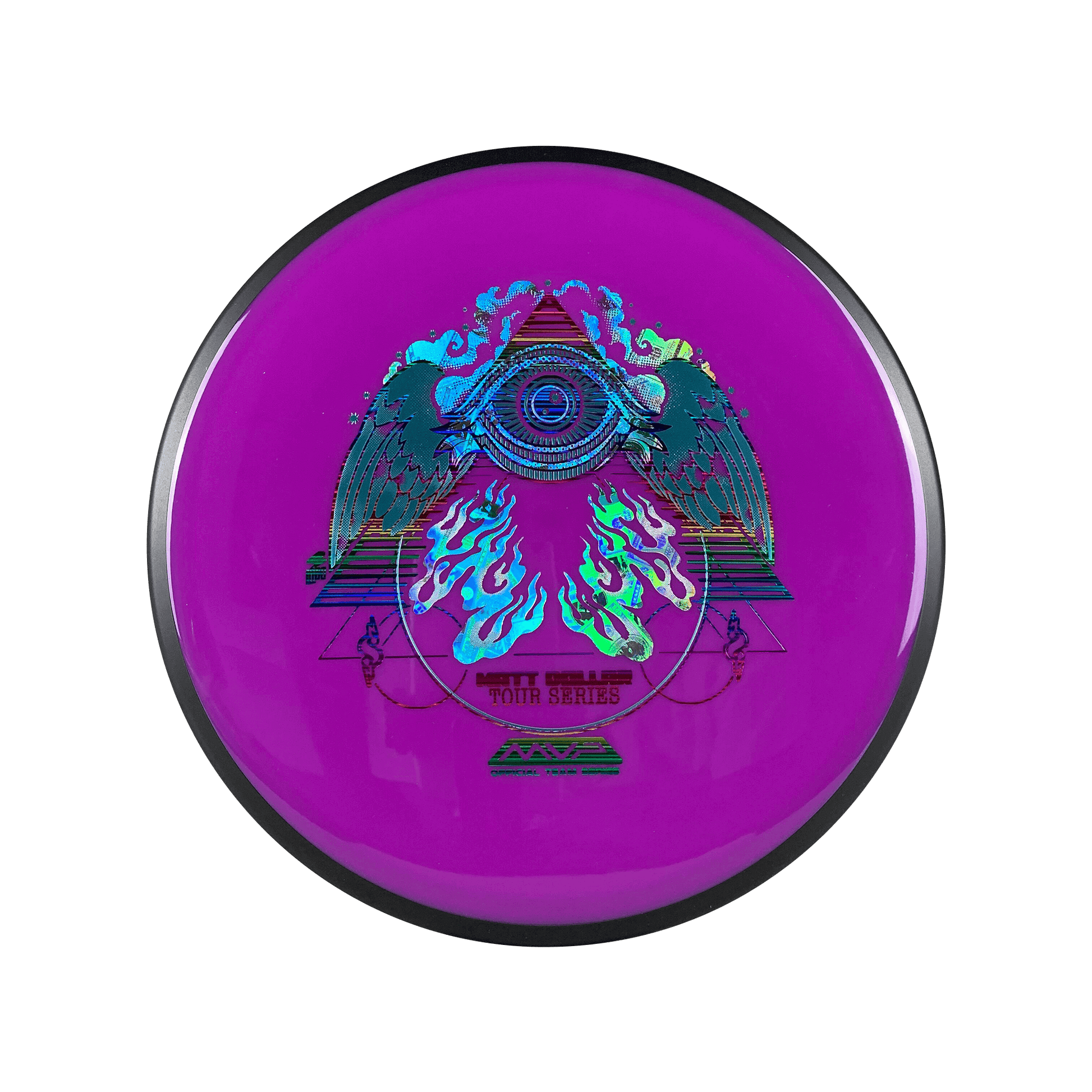 Neutron Detour - Matt Dollar Flying Eye Stamp Disc MVP purple 177 