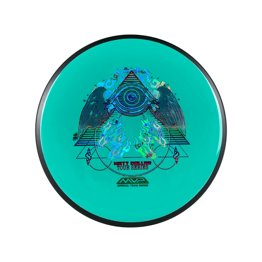 Neutron Detour - Matt Dollar Flying Eye Stamp Disc MVP teal 178 