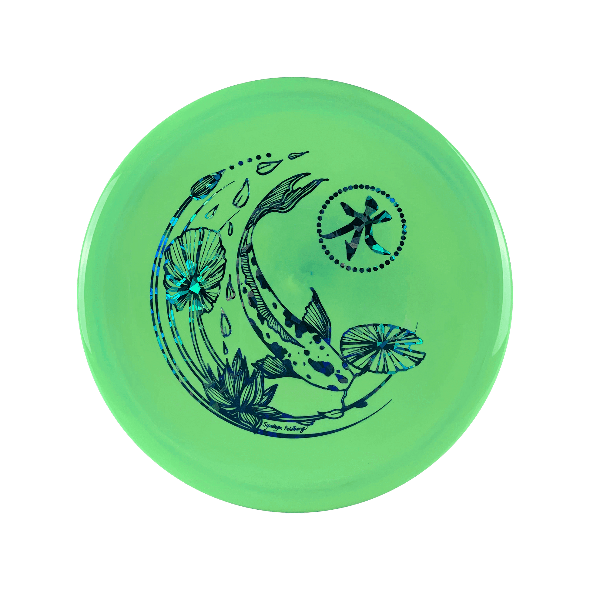 Neutron Drift - Koi Stamp Disc Streamline multi / light green 175 