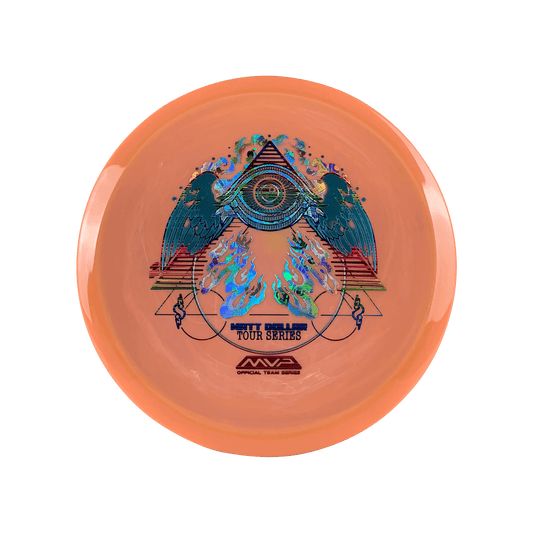 Neutron Drift - Matt Dollar Flying Eye Stamp Disc Streamline multi / peach 174 