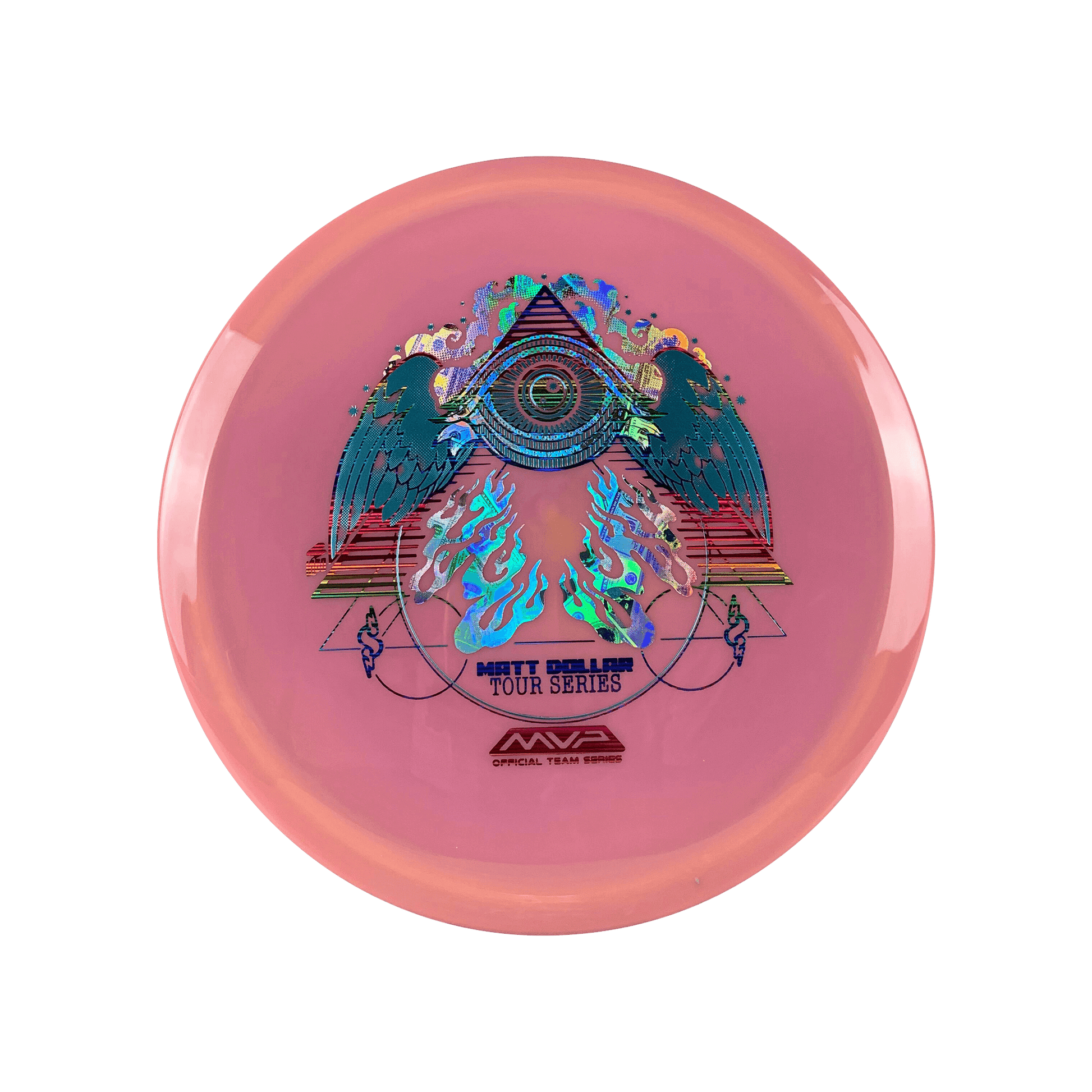 Neutron Drift - Matt Dollar Flying Eye Stamp Disc Streamline multi / pink 175 