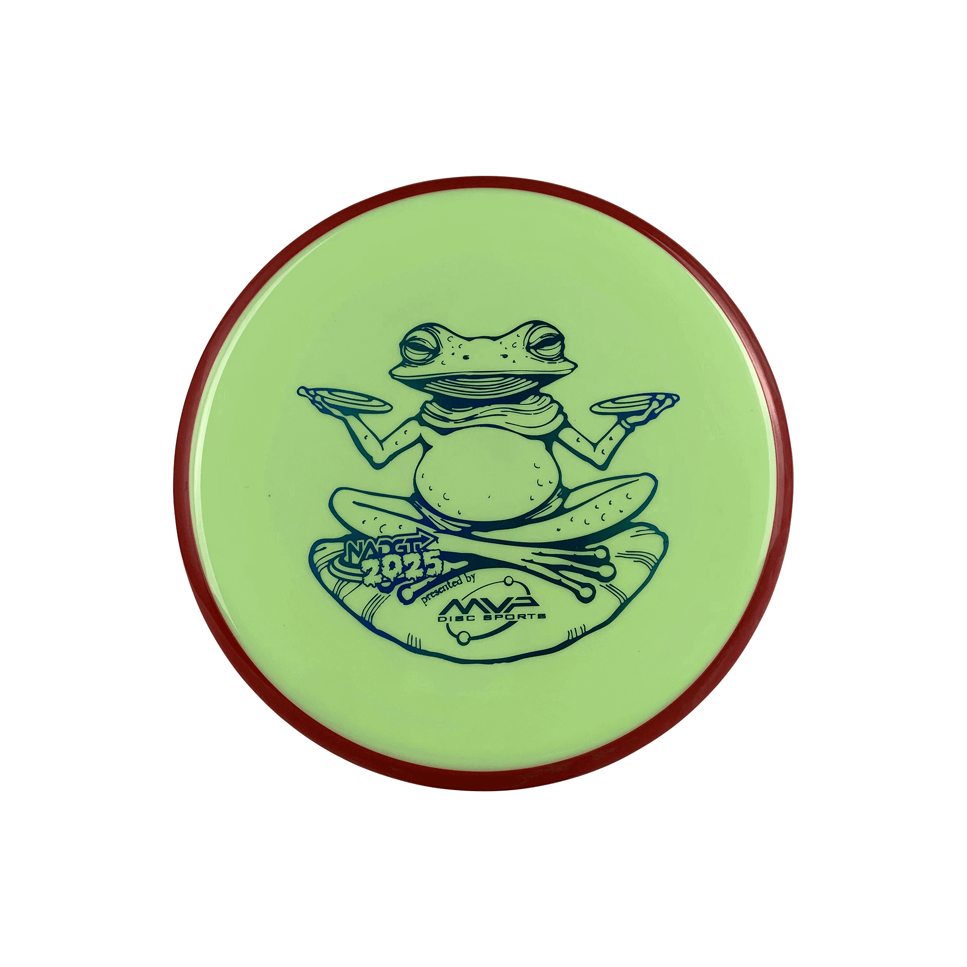 Neutron Hex - NADGT Frog Stamp 2025 Disc Axiom multi / light green 177 