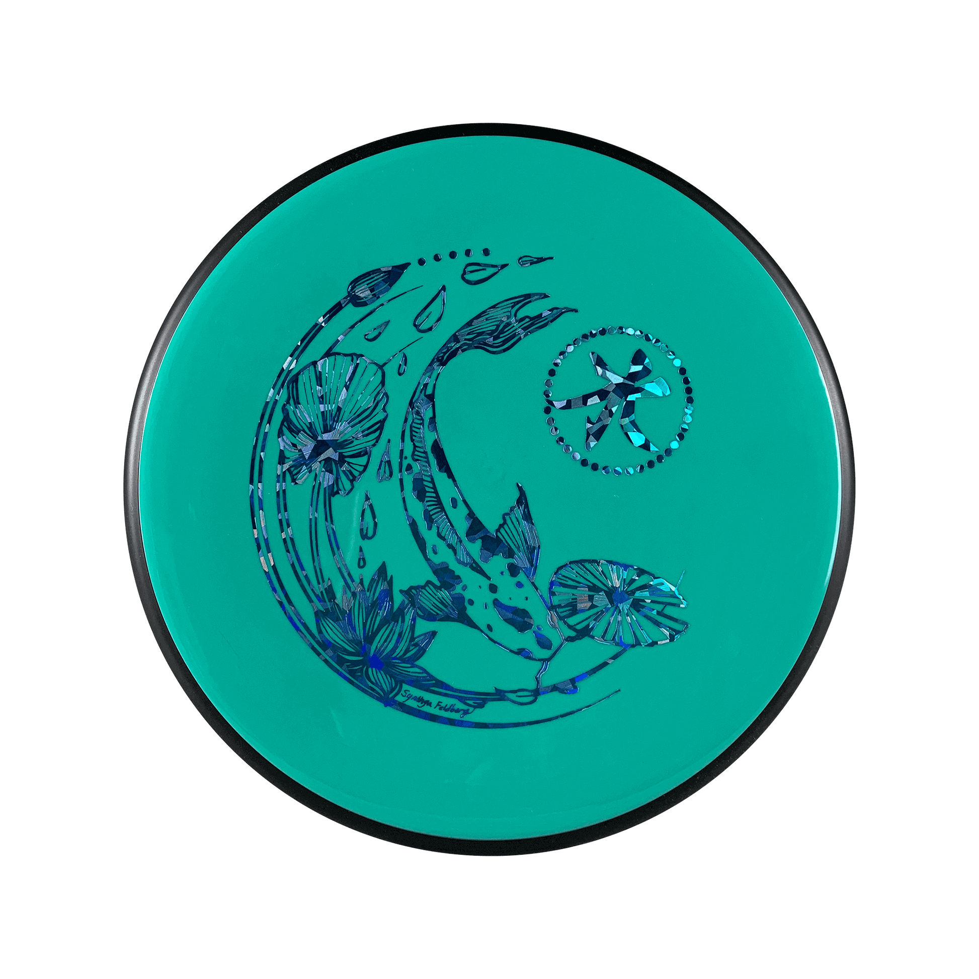 Neutron Ohm - Koi Stamp Disc MVP teal 173 