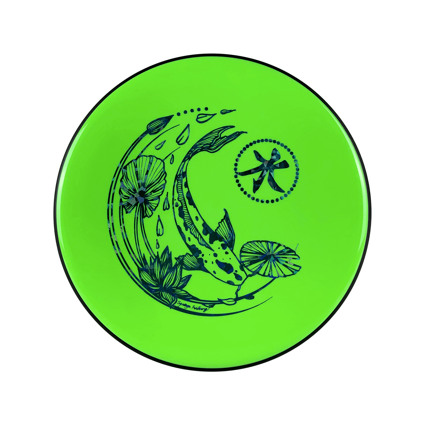 Neutron Soft Glitch - Koi Stamp Disc MVP lime 150 