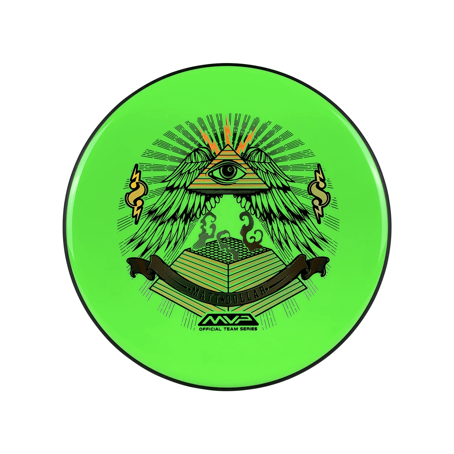 Neutron Soft Glitch - Matt Dollar Pyramid Stamp Disc MVP lime 150 