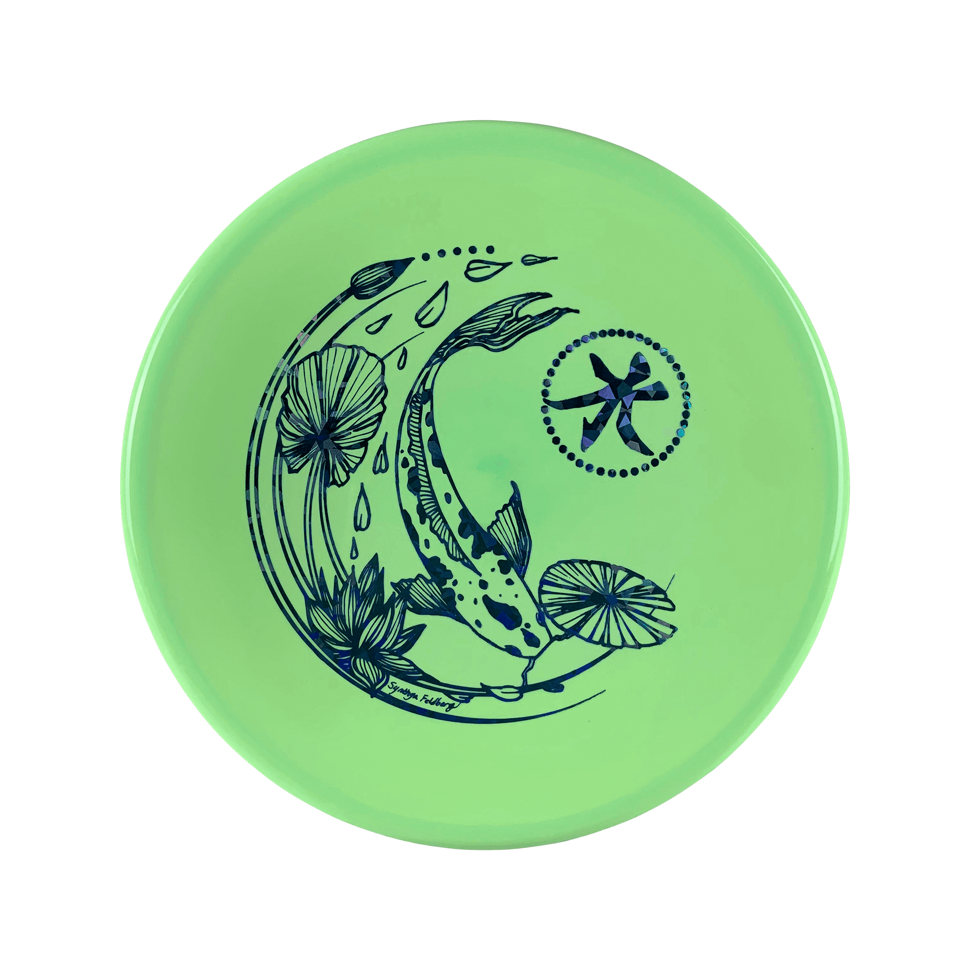 Neutron Stabilizer - Koi Stamp Disc Streamline lime 173 