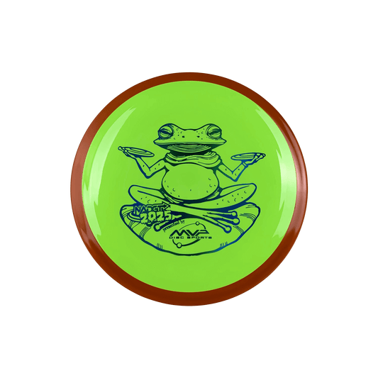 Neutron Time-Lapse (retooled) - NADGT Frog Stamp 2025 Disc Axiom multi / highlighter yellow 175 