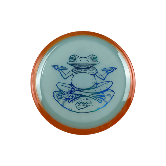 Neutron Time-Lapse (retooled) - NADGT Frog Stamp 2025 Disc Axiom multi / ice blue 174 