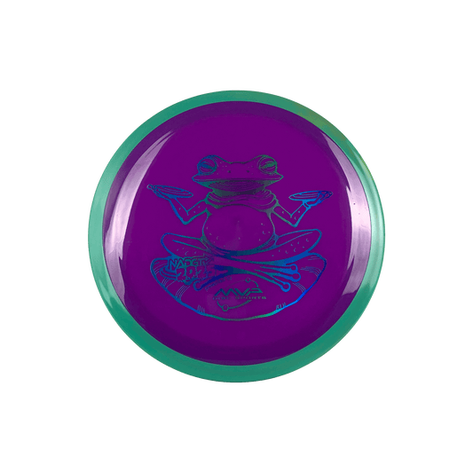 Neutron Time-Lapse (retooled) - NADGT Frog Stamp 2025 Disc Axiom multi / purple 173 