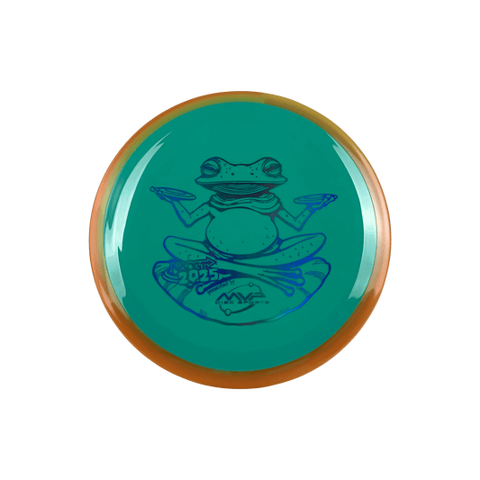 Neutron Time-Lapse (retooled) - NADGT Frog Stamp 2025 Disc Axiom multi / teal 172 