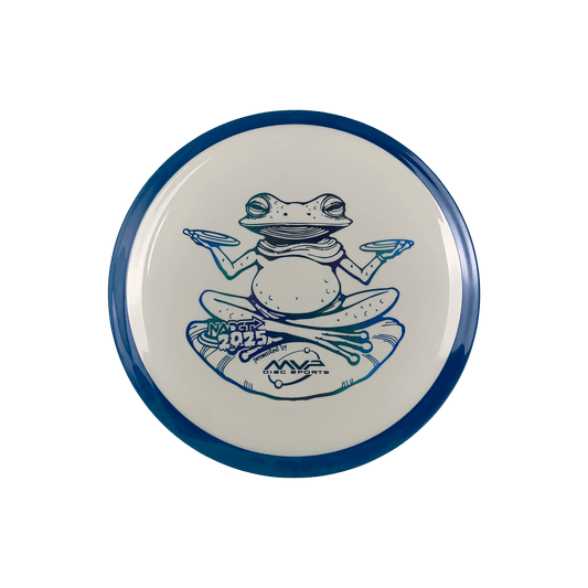 Neutron Time-Lapse (retooled) - NADGT Frog Stamp 2025 Disc Axiom multi / white 174 