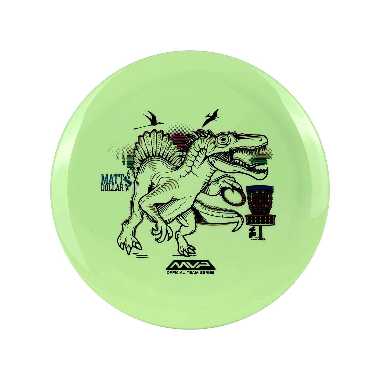 Neutron Turbulence - Matt Dollar Raptor Stamp Disc Streamline multi / yellow 173 