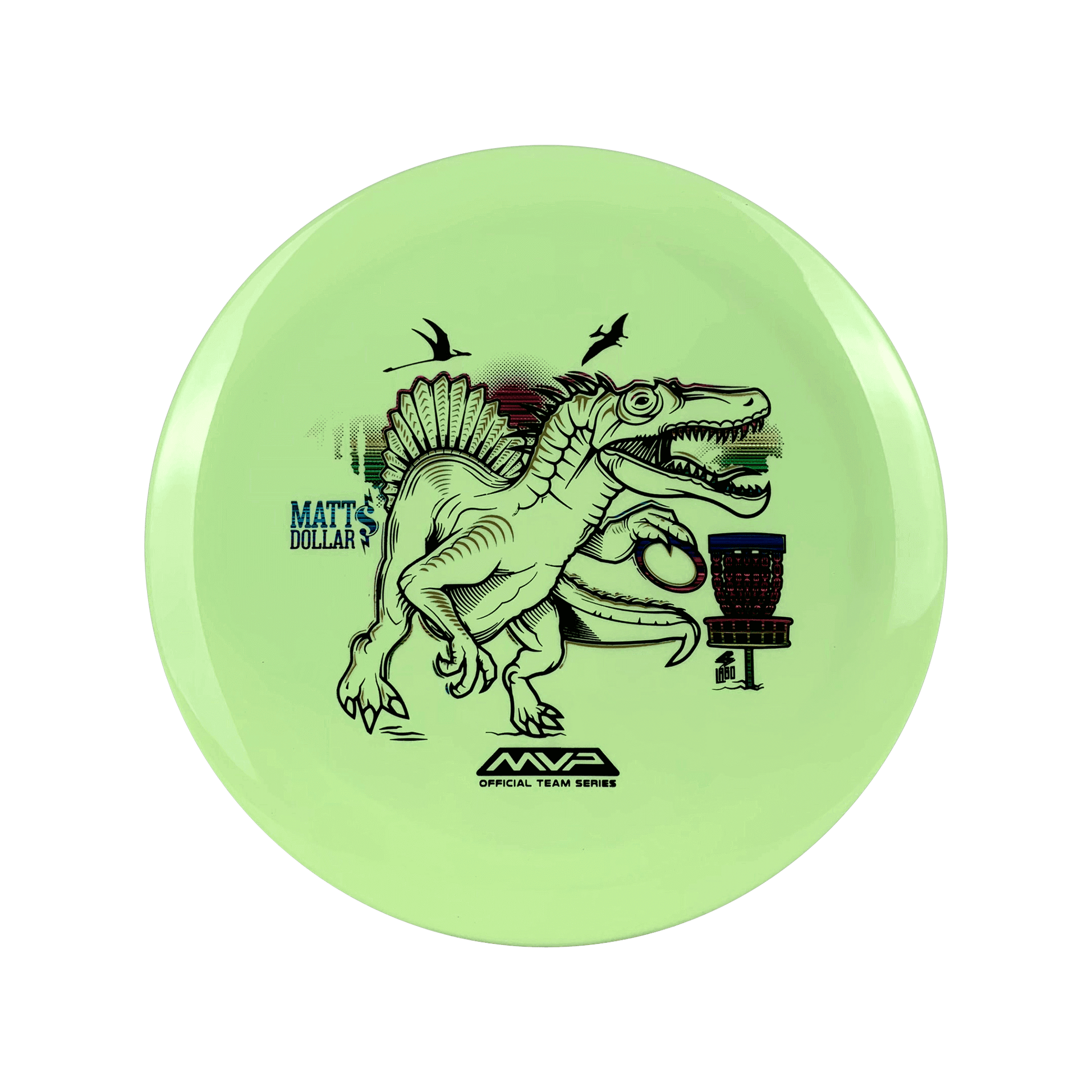 Neutron Turbulence - Matt Dollar Raptor Stamp Disc Streamline multi / yellow 173 