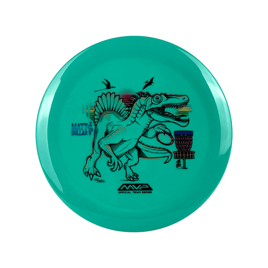 Neutron Turbulence - Matt Dollar Raptor Stamp Disc Streamline teal 168 