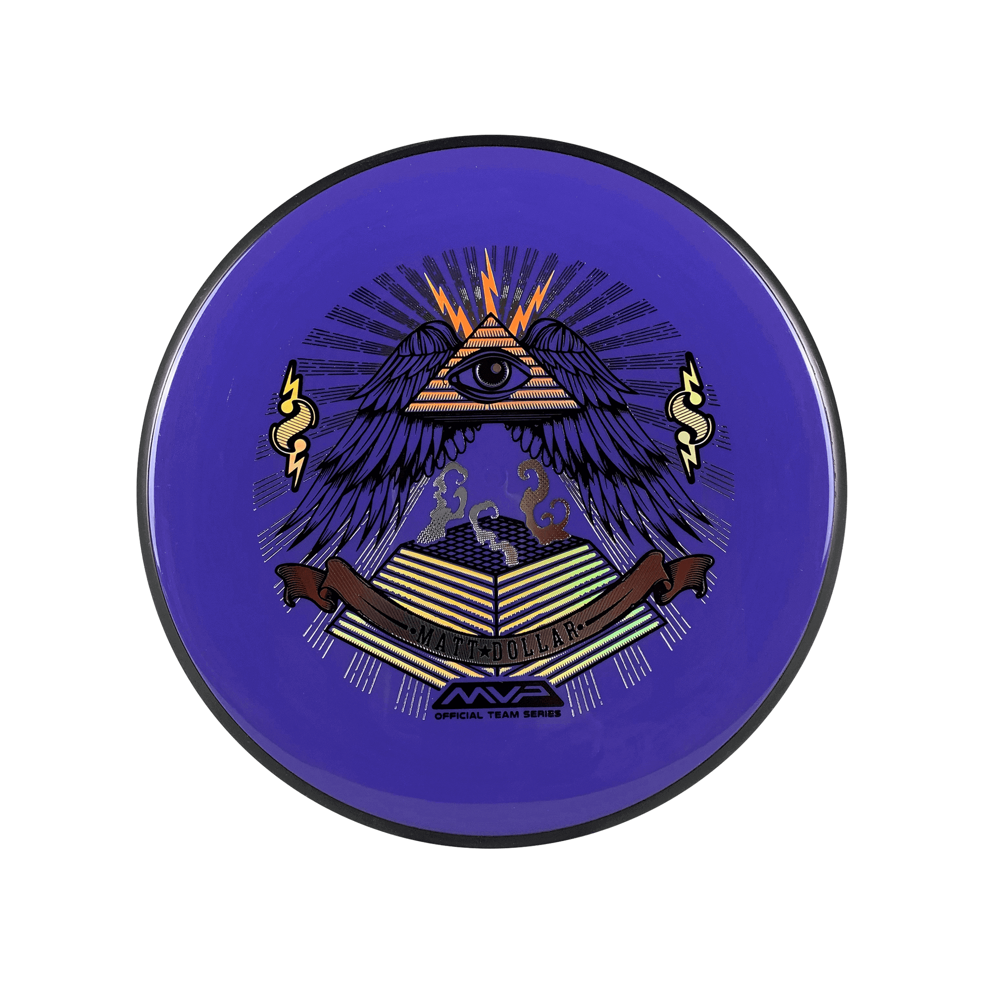 Neutron Watt - Matt Dollar Pyramid Stamp Disc MVP purple 174 