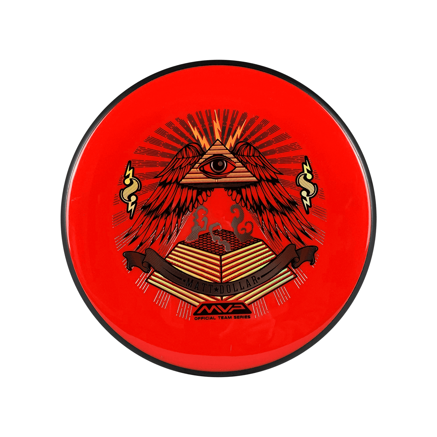 Neutron Watt - Matt Dollar Pyramid Stamp Disc MVP red 175 