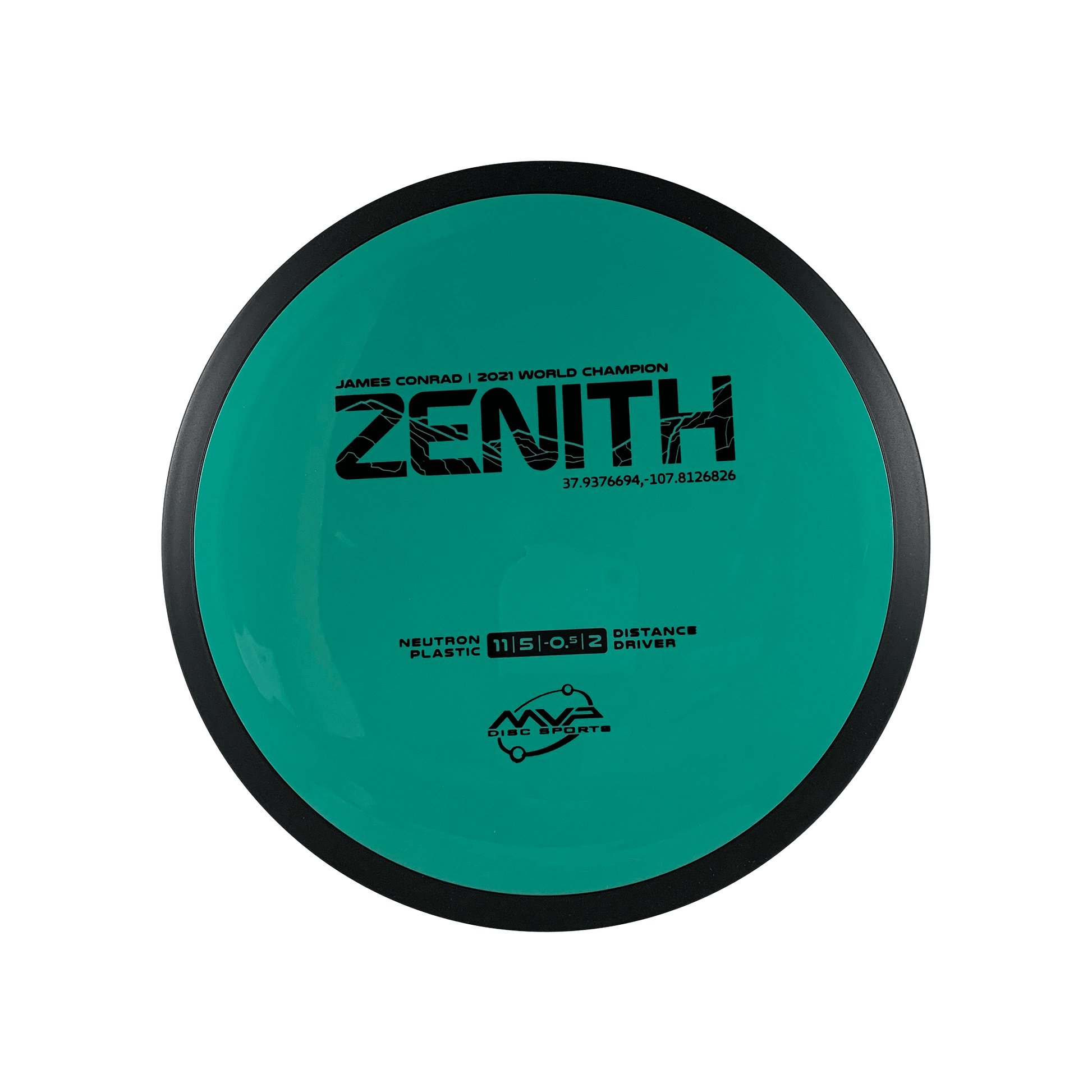 Neutron Zenith - James Conrad 2021 World Champion Signature Series Disc MVP teal 173 