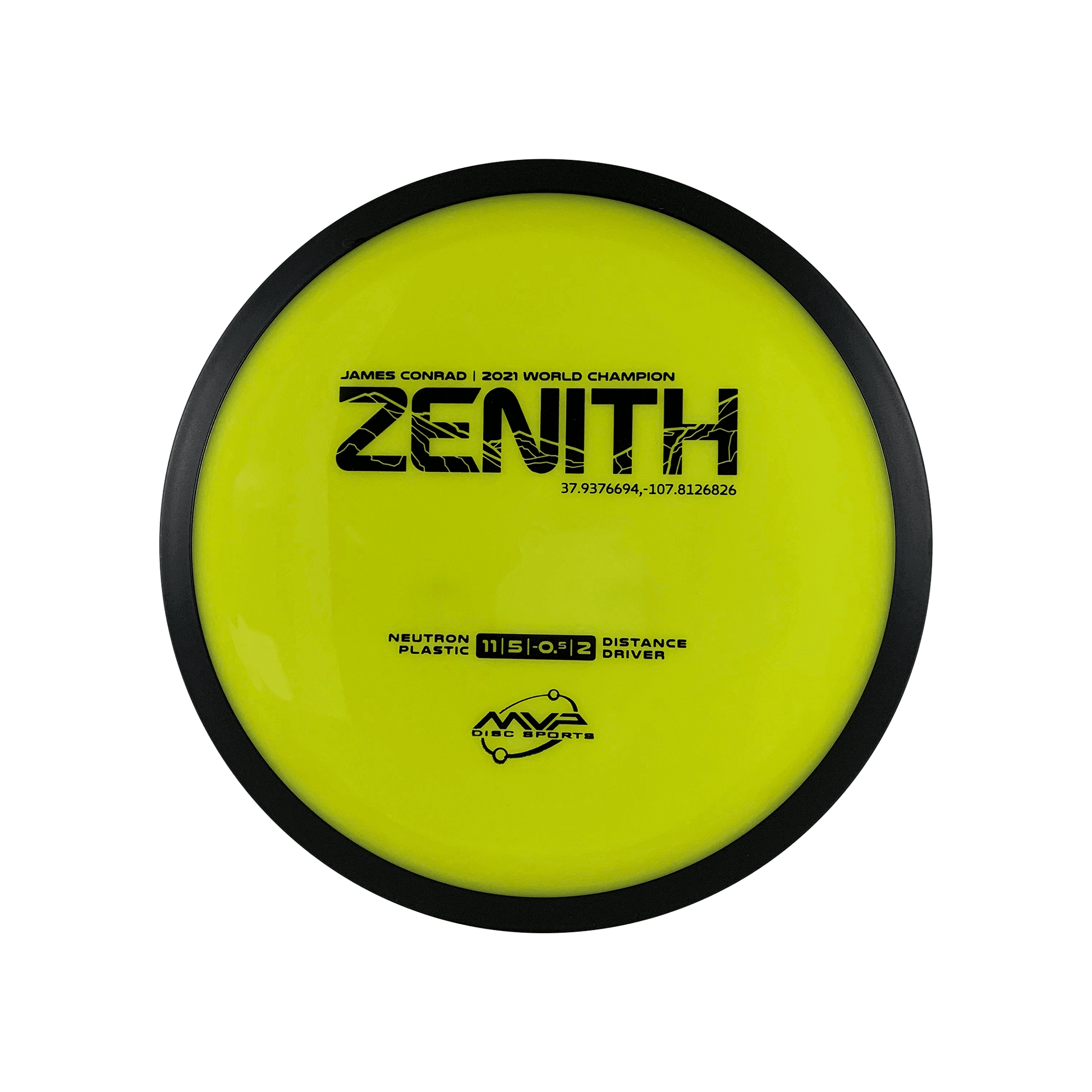 Neutron Zenith - James Conrad 2021 World Champion Signature Series Disc MVP yellow 172 