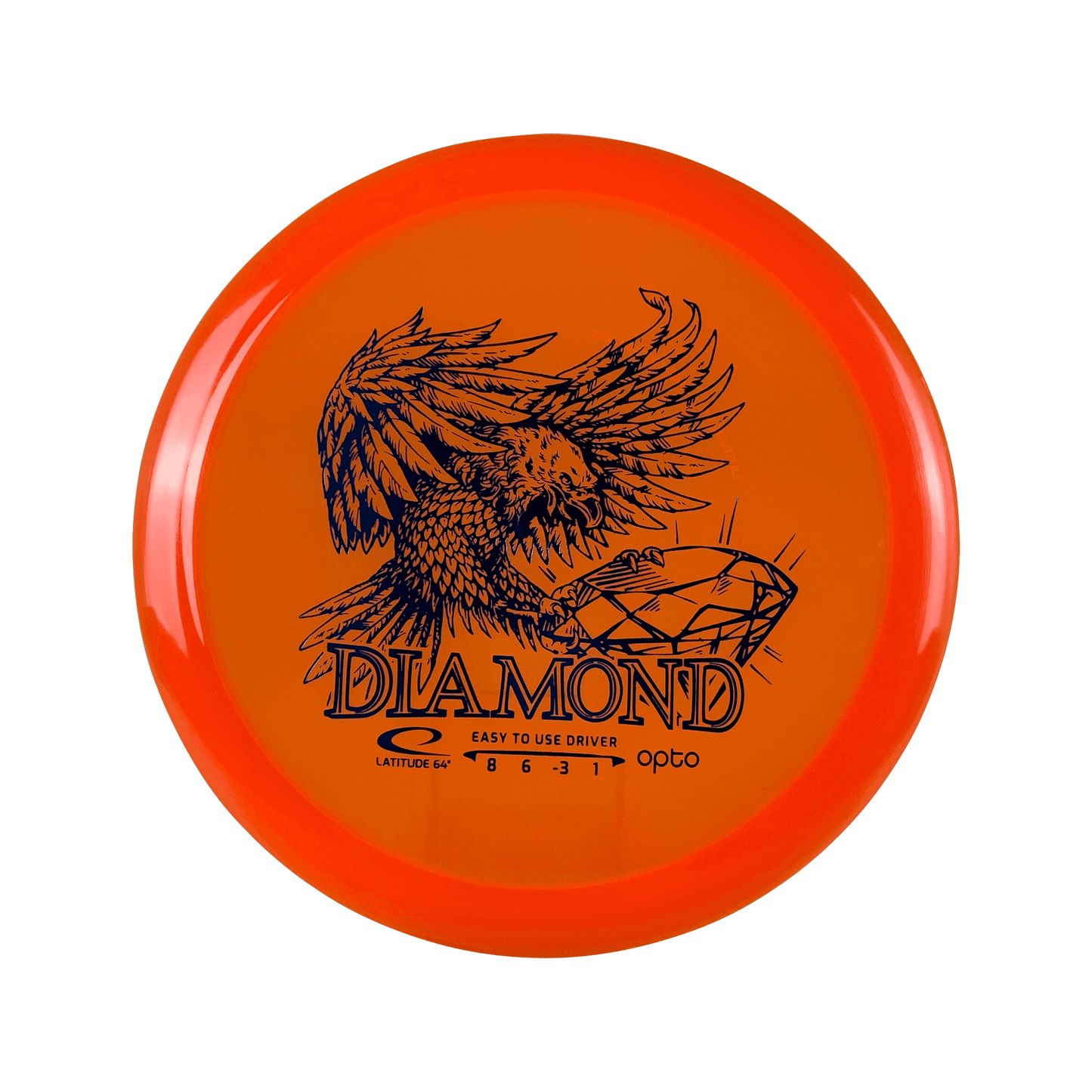 Opto Diamond Disc Latitude 64 orange 153 