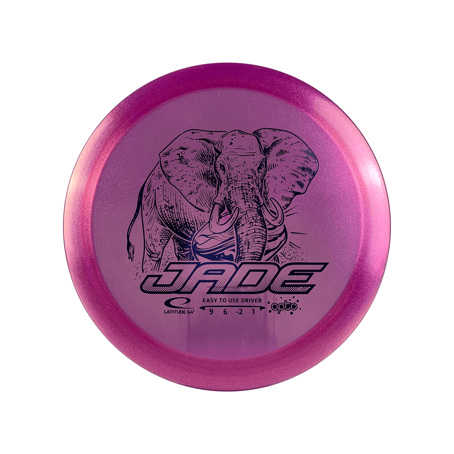 Opto Glimmer Jade Disc Latitude 64 purple 156 