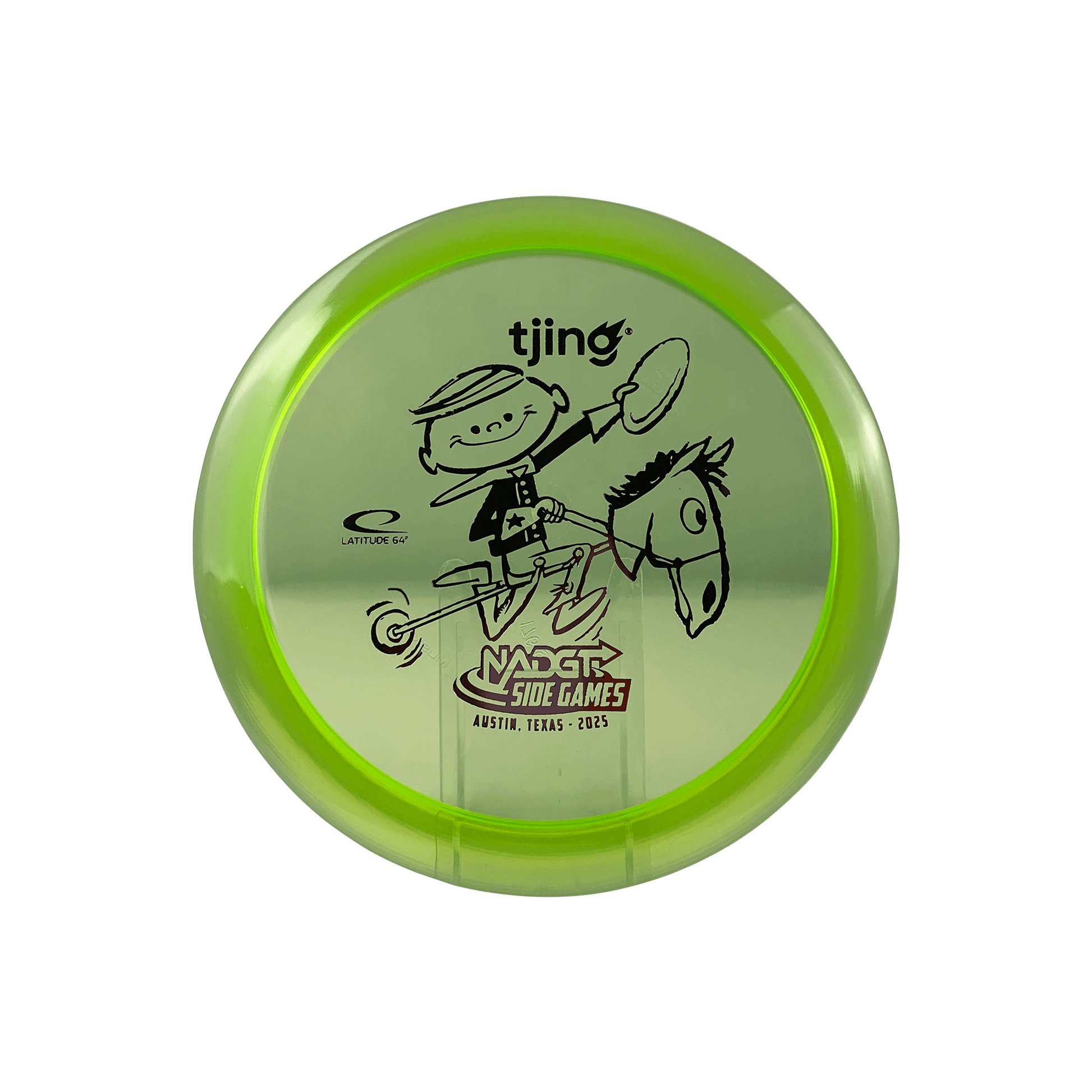 Opto Ice Musket - NADGT Side Games '25 Hobby Horse Stamp Disc Latitude 64 lime green 174.0 