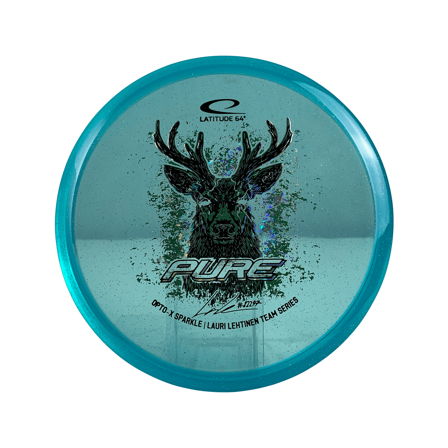 Opto-X Sparkle Pure - Lauri Lehtinen Team Series Disc Latitude 64 turquoise 174 