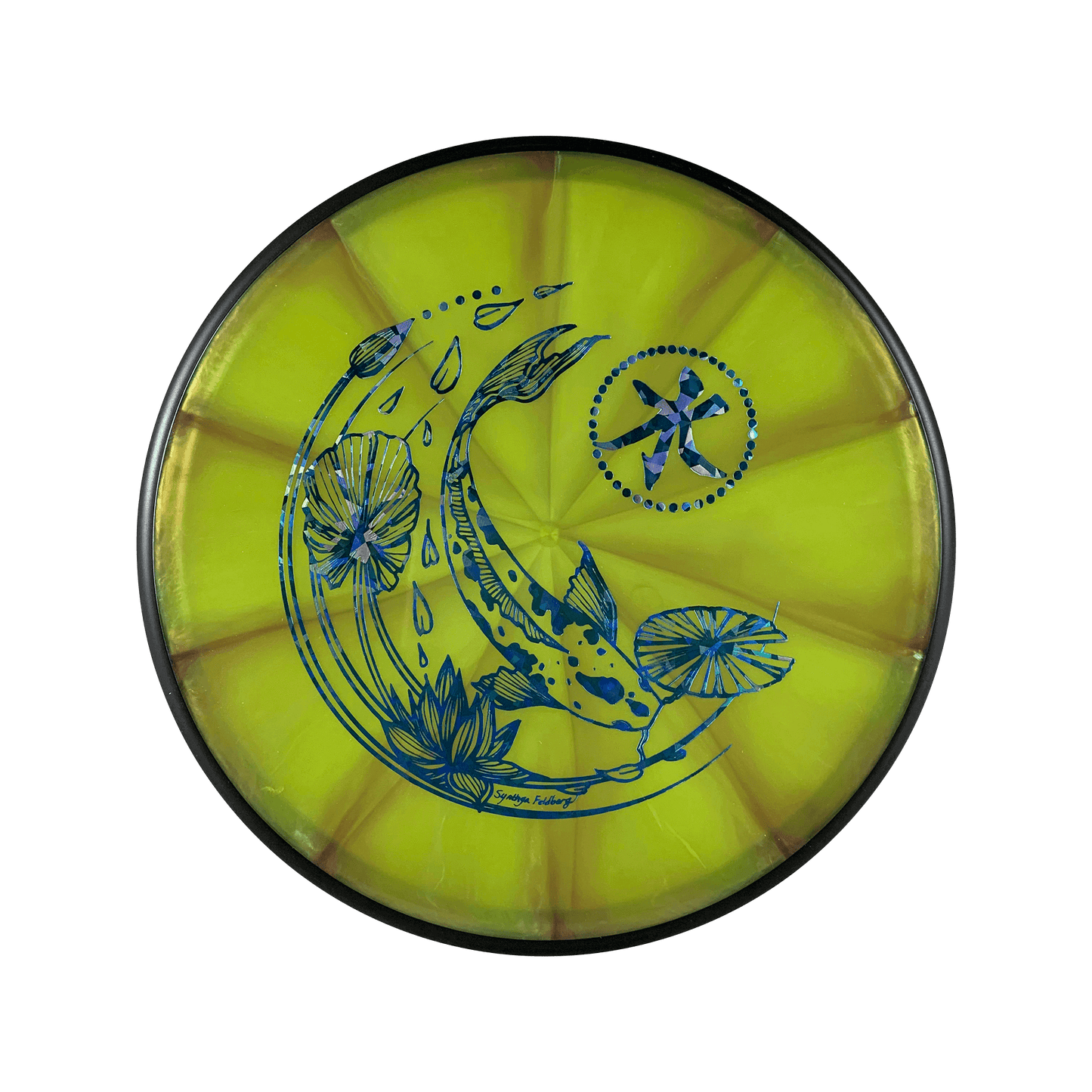 Plasma Entropy - Koi Stamp Disc MVP multi / yellow green 173 