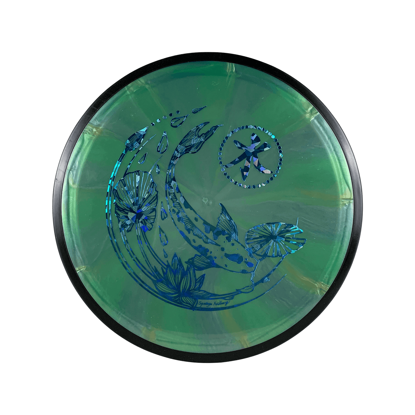 Plasma Servo - Koi Stamp Disc MVP multi / blue green 158 