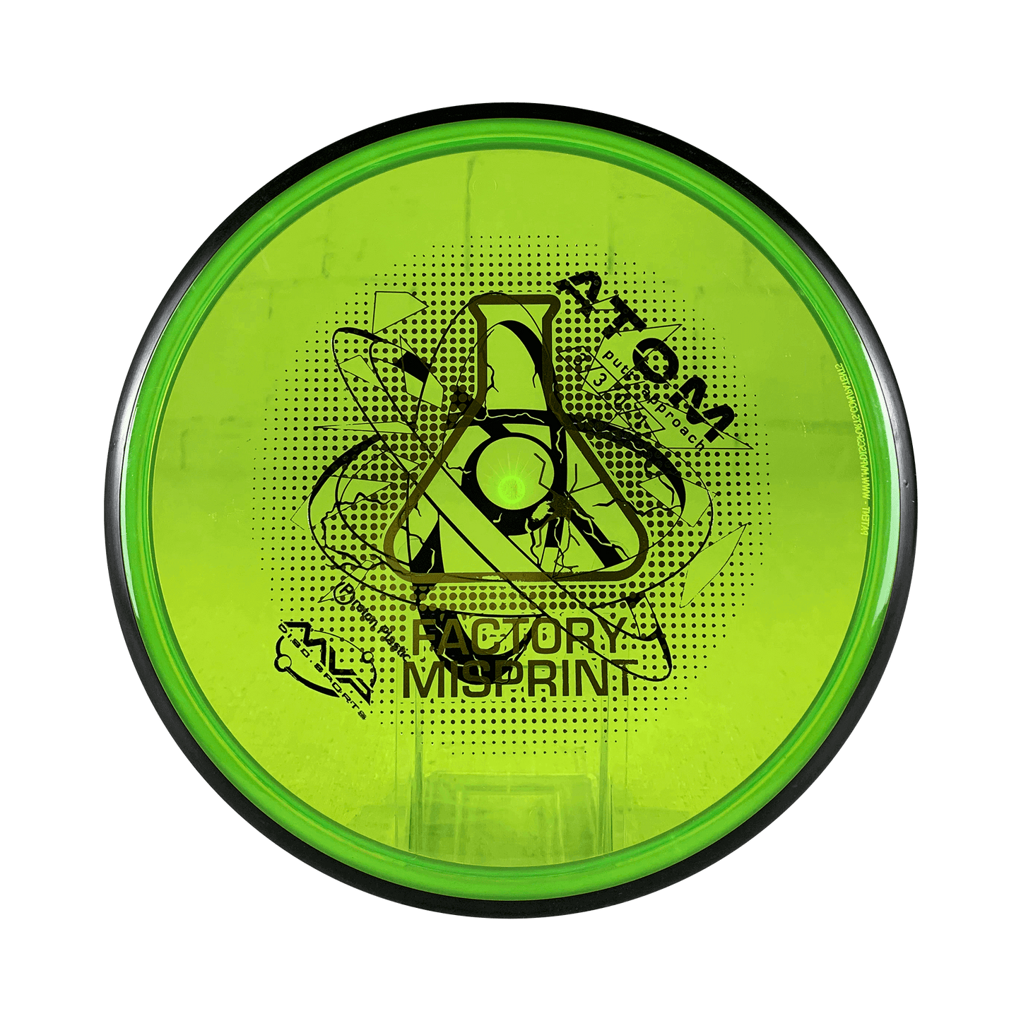 Proton Atom - Factory Misprint Disc MVP lime green 174 