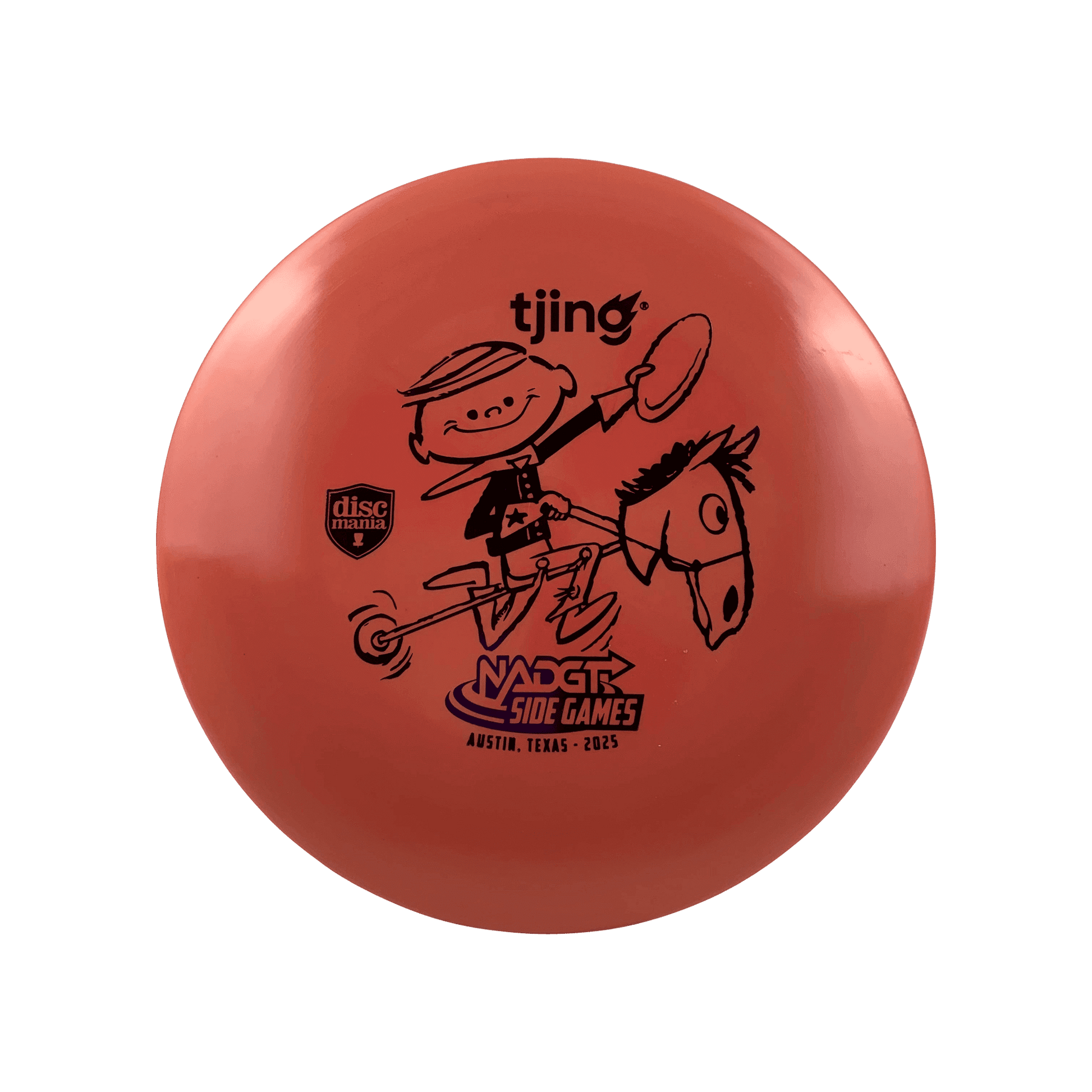 S-Line FD - NADGT Side Games '25 Hobby Horse Stamp Disc Discmania red / orange 172.0 