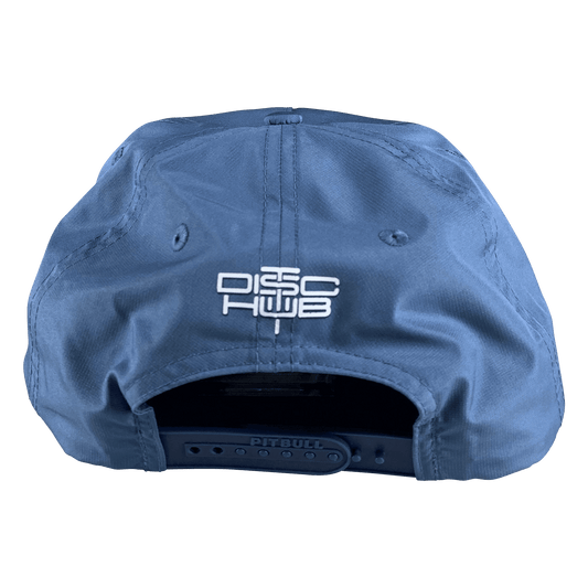 Snapback / Rope Flatbill Hat - DiscHub Bar Stamp Disc DiscHub 