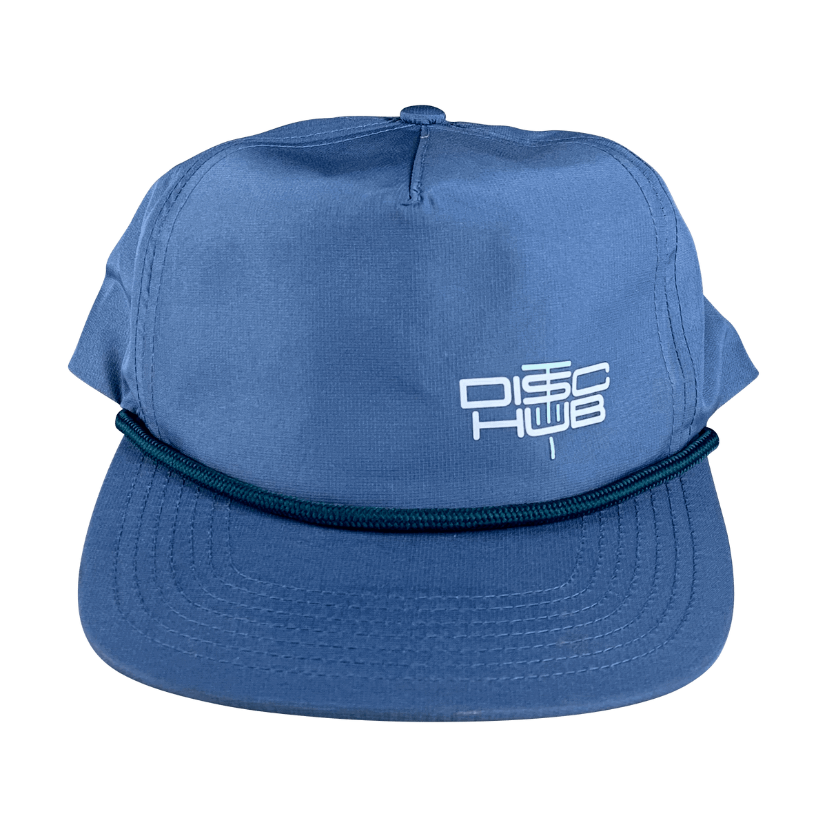 Snapback Steel Rope Snapback / Rope Flatbill Hat - DiscHub Bar Stamp