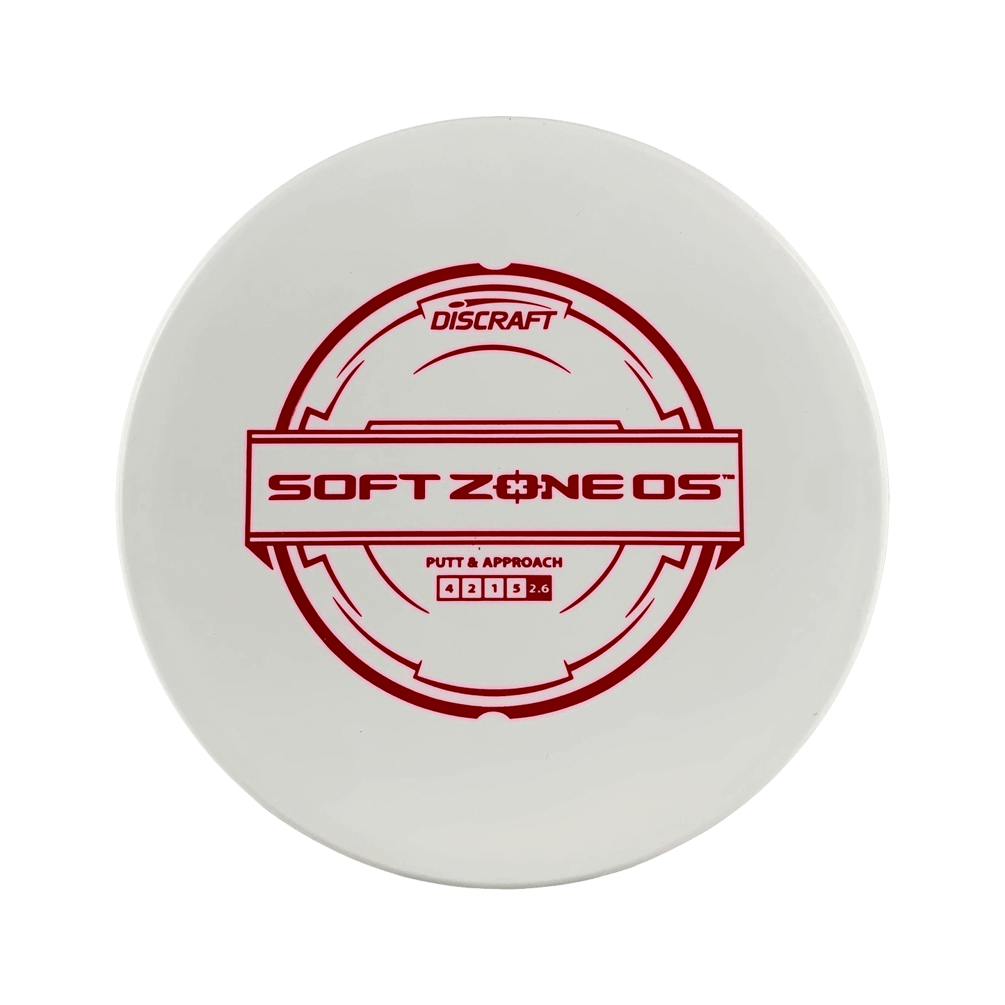 Soft Putter Line Zone OS Disc Discraft white 173 