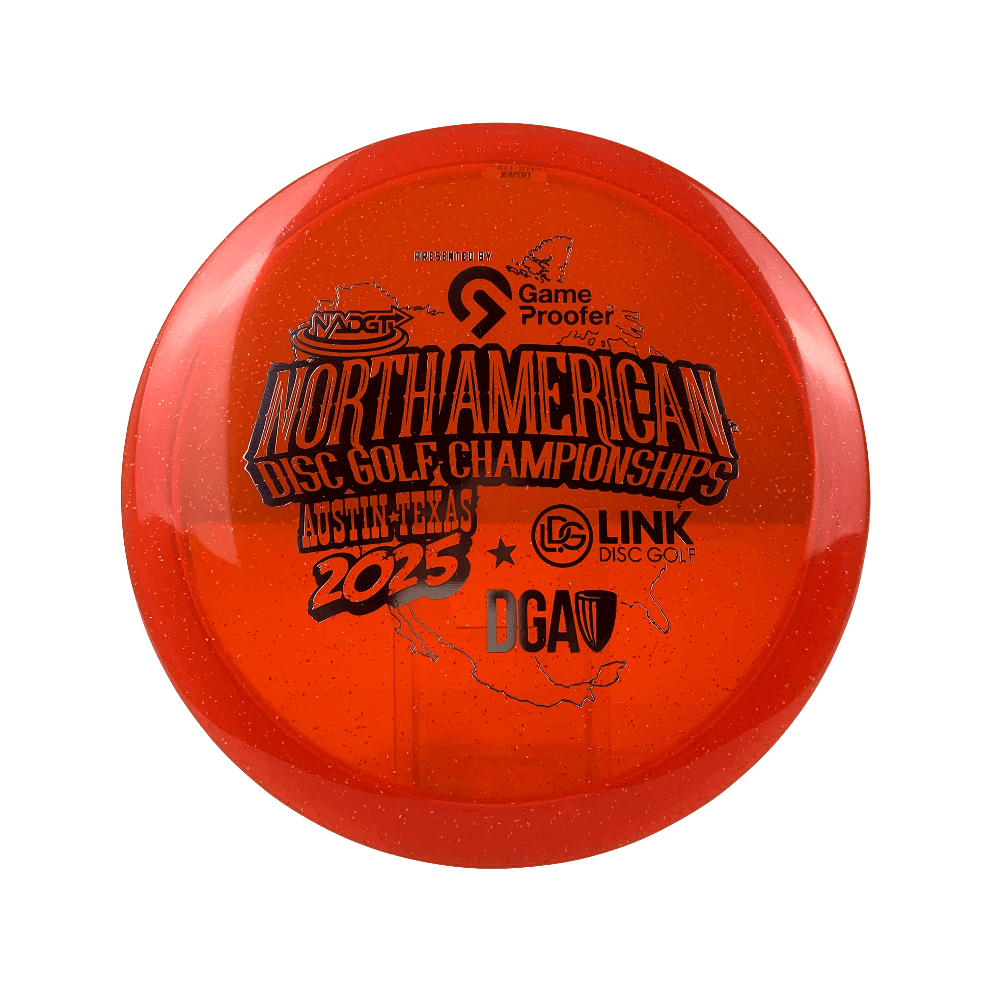 SP Vortex - NADGT NADGC 2025 Stamp Disc DGA orange 172.0 