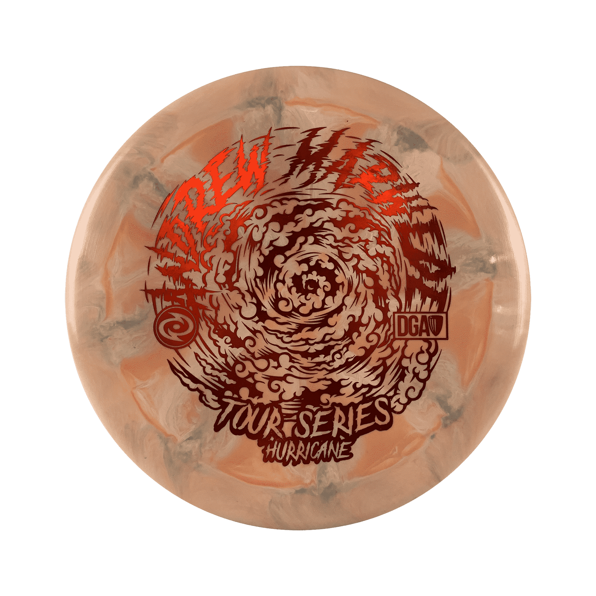 Tour Series Swirl Hurricane - Tour Series Disc DGA orange 170 