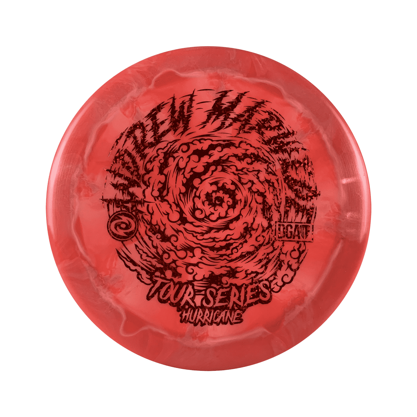Tour Series Swirl Hurricane - Tour Series Disc DGA red 173 