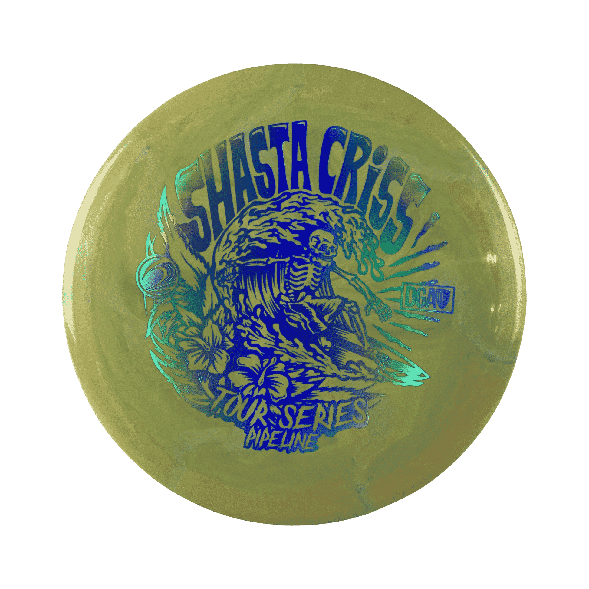 Tour Series Swirl Pipeline - Tour Series Disc DGA multi / green 173 