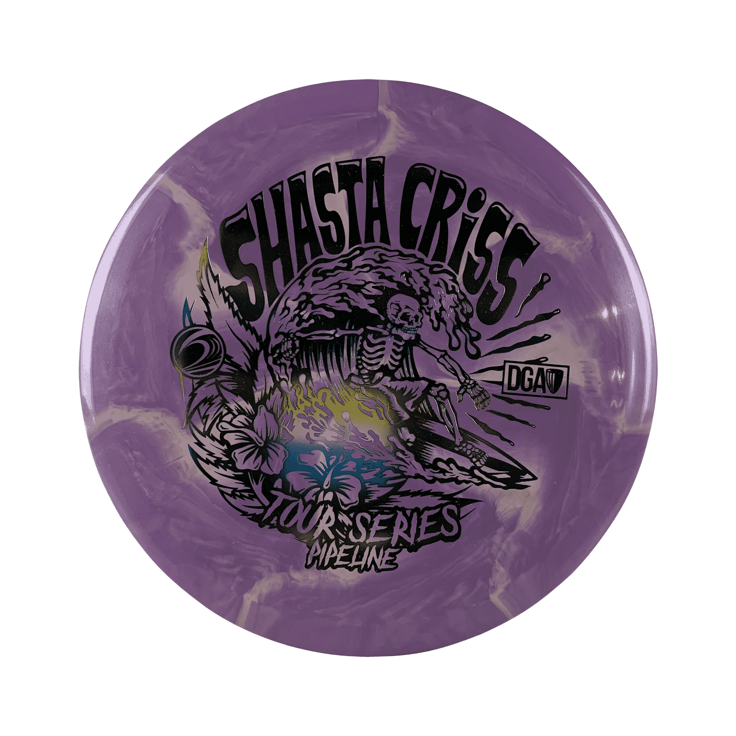 Tour Series Swirl Pipeline - Tour Series Disc DGA multi / purple 170 