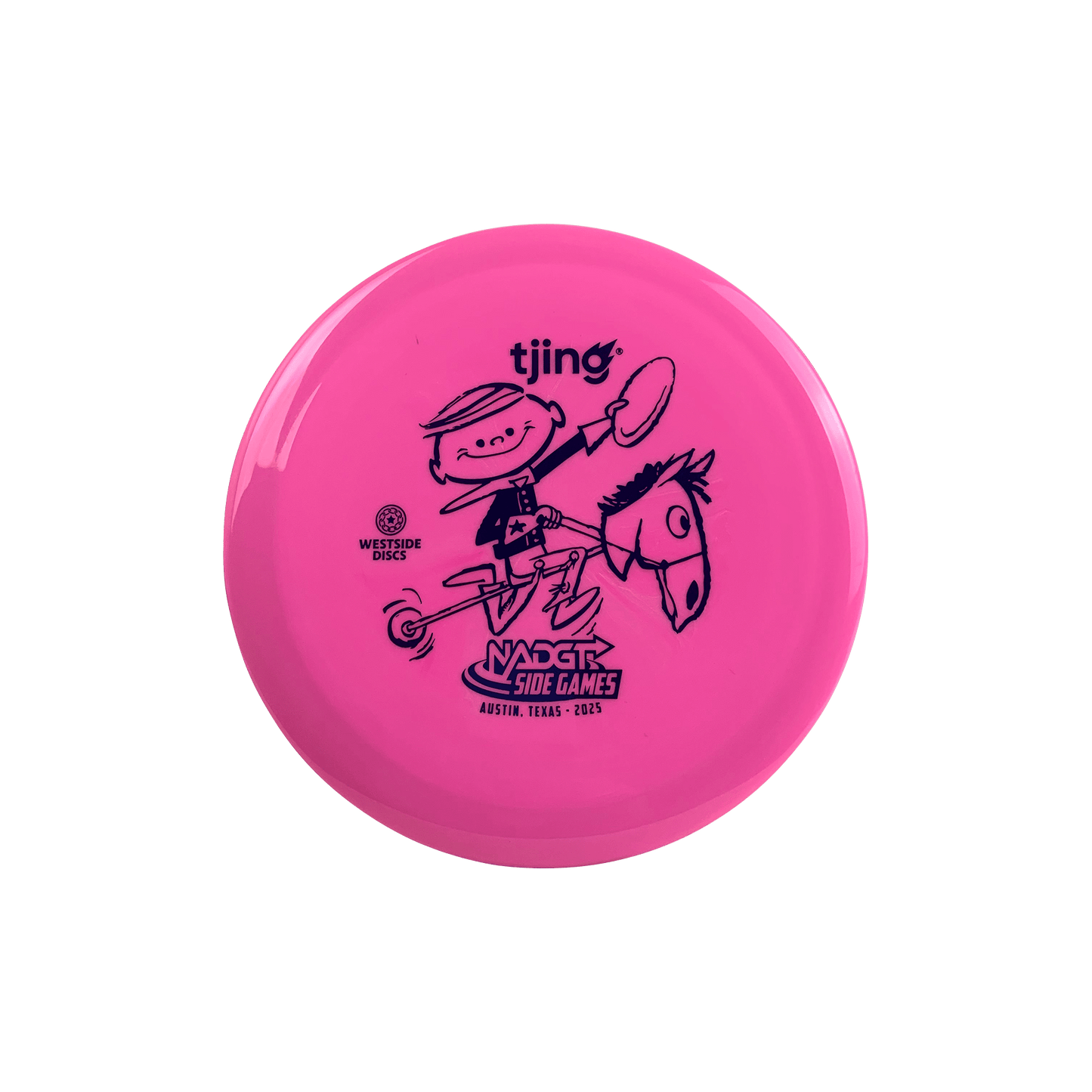 Tournament Longbowman - NADGT Side Games '25 Hobby Horse Stamp Disc Westside Discs pink 165.0 