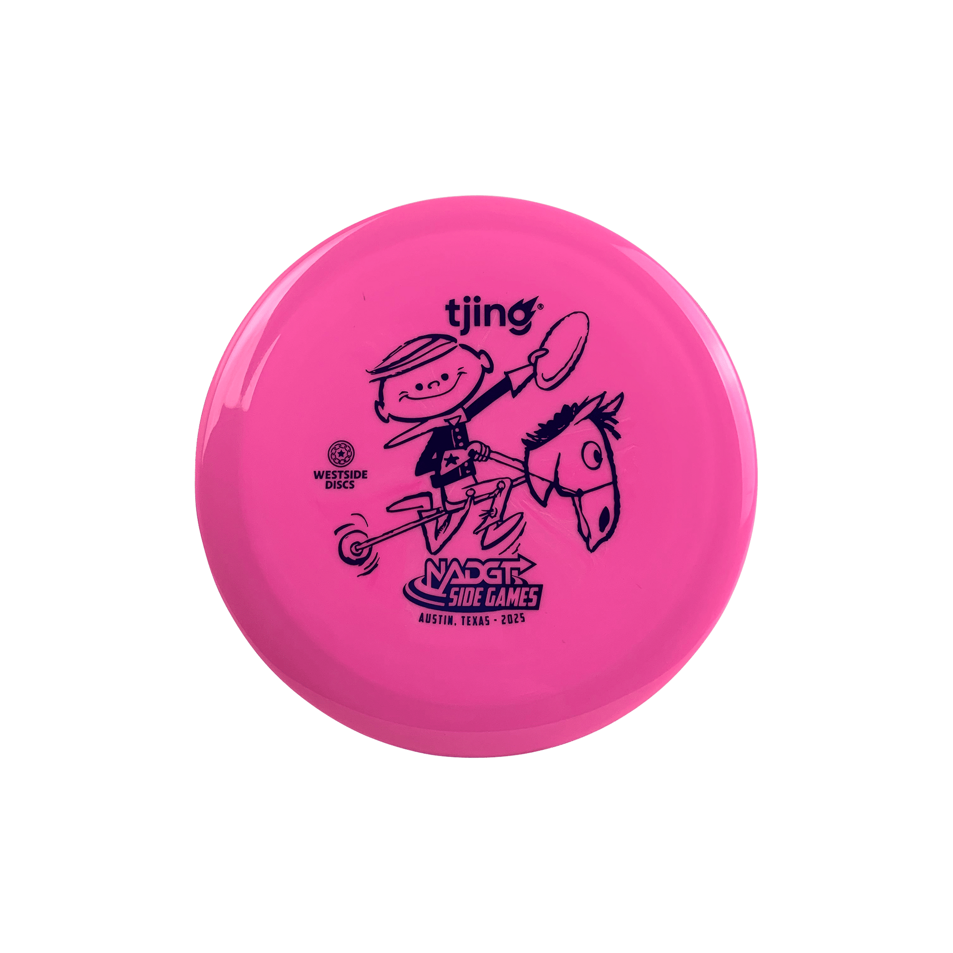 Tournament Longbowman - NADGT Side Games '25 Hobby Horse Stamp Disc Westside Discs pink 165.0 