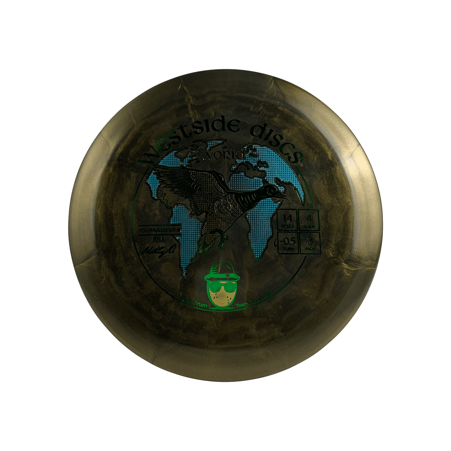 Tournament-X Rill World - Matt Orum Team Series Disc Westside Discs multi / gold black 171 