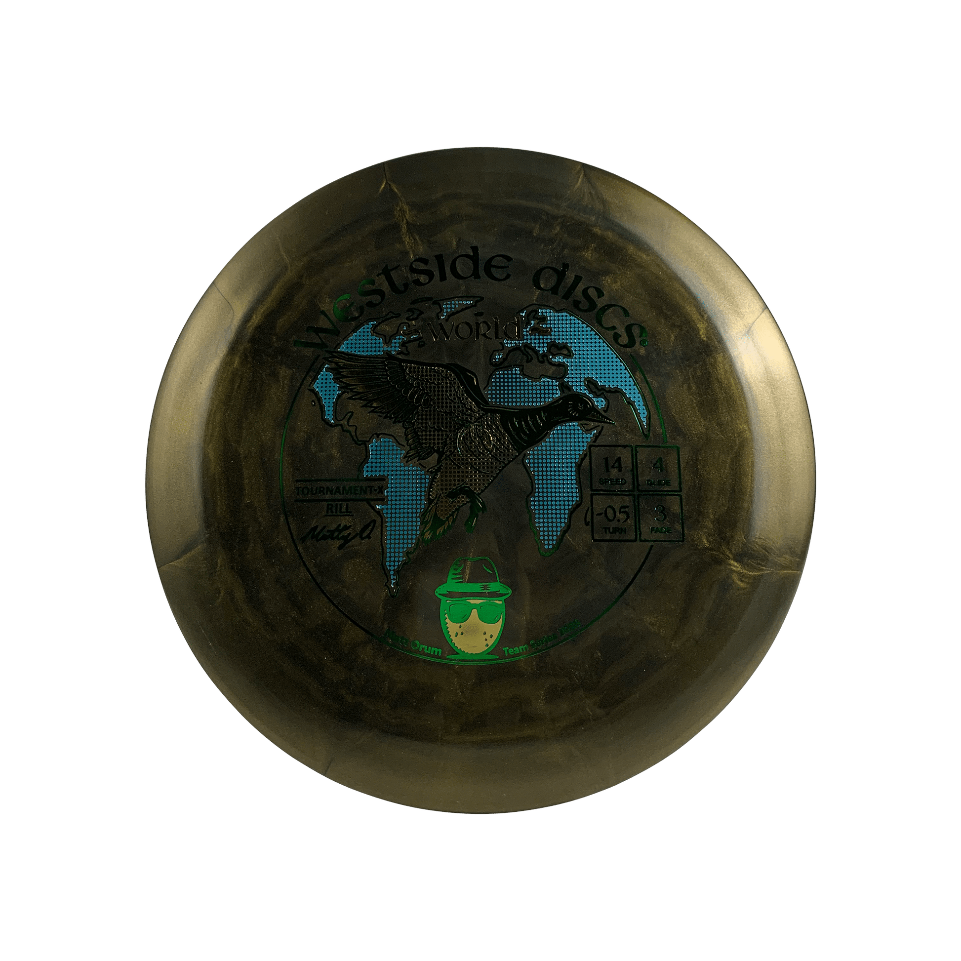 Tournament-X Rill World - Matt Orum Team Series Disc Westside Discs multi / gold black 171 